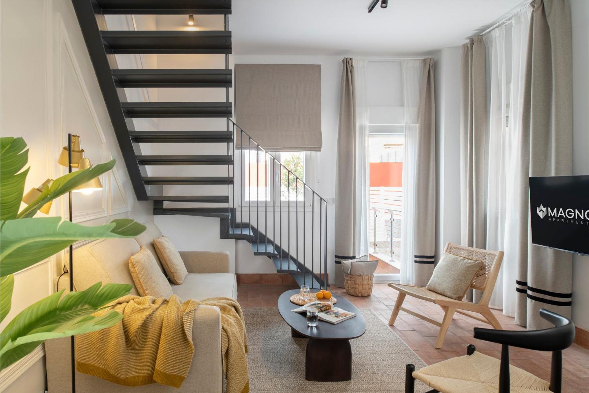Magno Apartments Santa Clara - Private Terraces With Jacuzzi セビリア エクステリア 写真